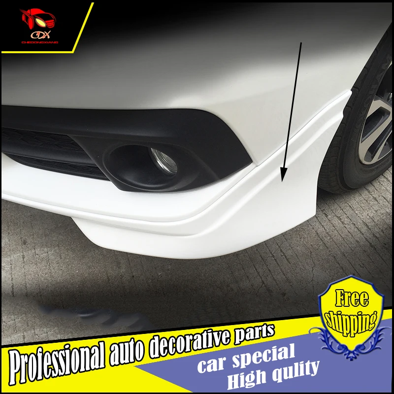 Car Styling ABS front and rear bumper bodykit Four angle cover protection plate for Honda civic 2016 car Decoration Accessories |