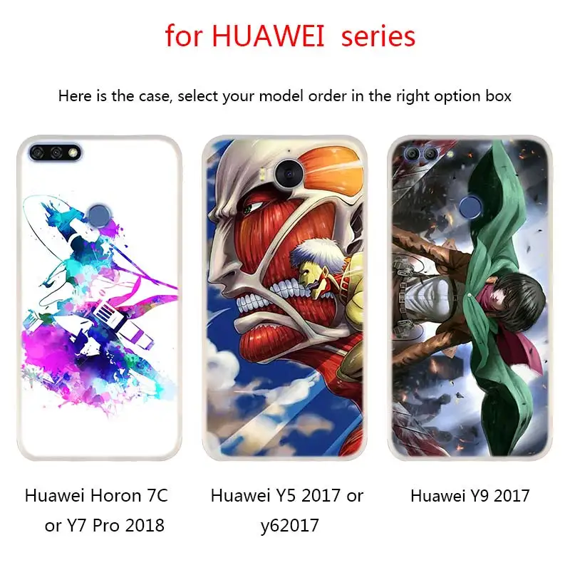 Чехлы с аниме атака на Титанов для телефонов Huawei Mate 30 20 10 Lite Pro Мягкий силиконовый