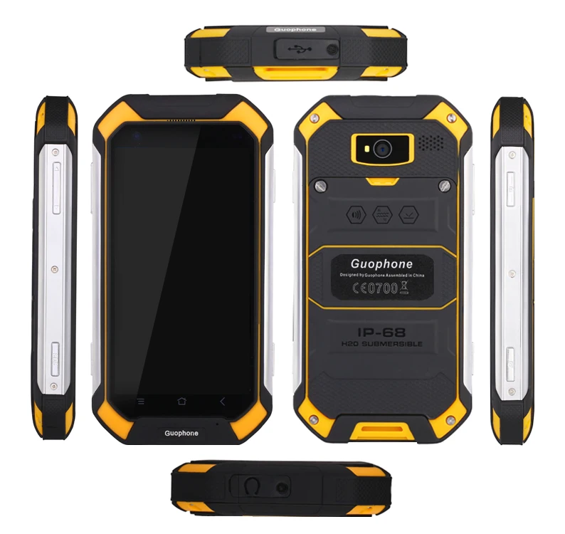 Первоначально GuoPhone V19 2 ГБ + 16 IP68 водонепроницаемый 4500 мАч Power Bank 4 5 &quotмобильный