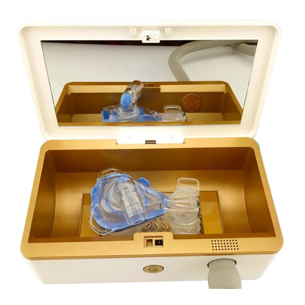 Портативный CPAP дыхательная маска стерилизация коробка Многофункциональный Q5 УФ