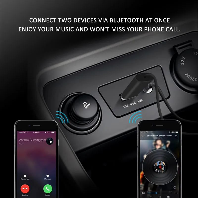 Blueido BL Bluetooth Переходник с 3.5 мм Аудио Стерео Кабелем HiFi кочества звучания и