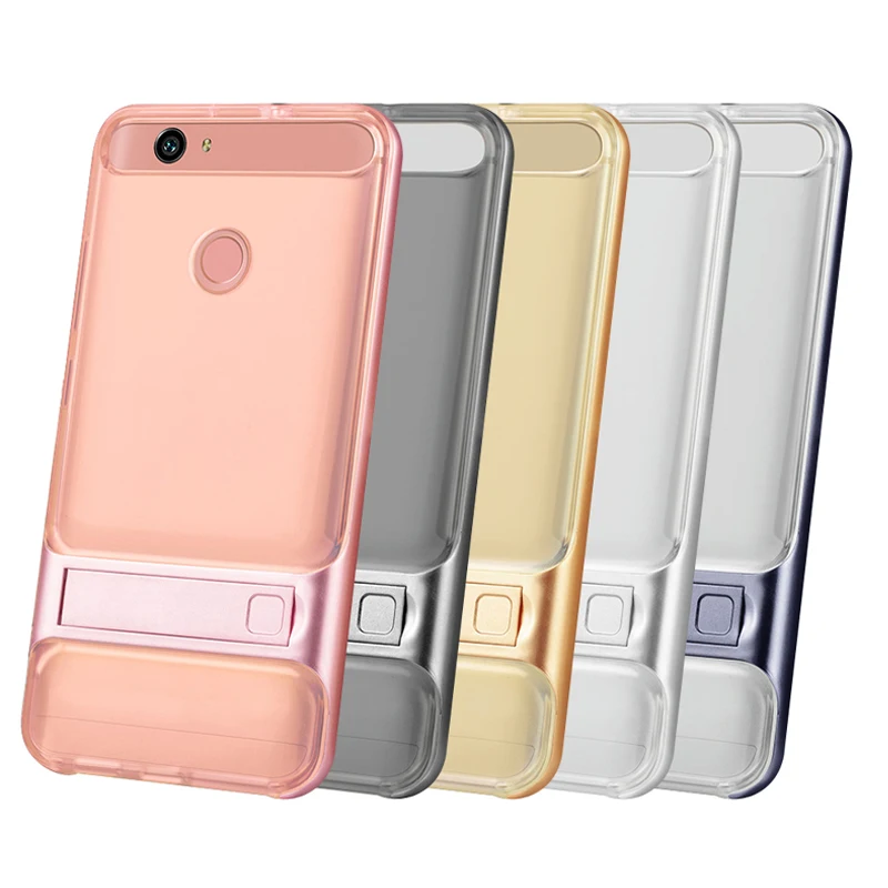 Чехол 2 в 1 для Huawei nova Ультратонкий чехол подставка телефона 5 0 дюйма из ТПУ и