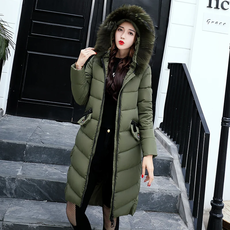 Женская парка зимняя женская куртка пальто с капюшоном из искусственного меха
