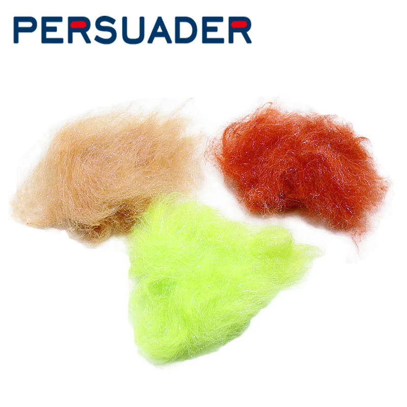 PERSUADER 10 дополнительных цветов постоянный водонепроницаемый лазер сухая муха dub связывающий материал хроматический тонкий УФ-лед дубления для связывания emergers
