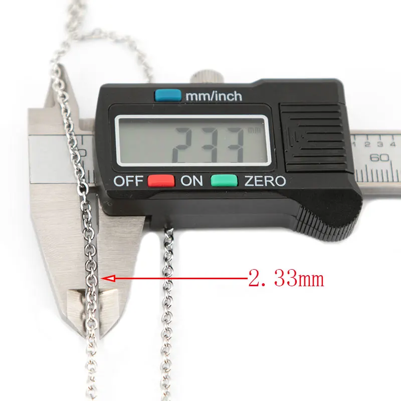 10 шт. цепочки из серебристой нержавеющей стали 20/24/2 3 мм|necklace chain|chains for necklacesstainless