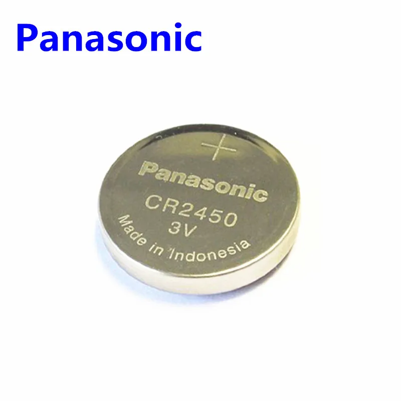 Оригинальные батарейки Panasonic CR2450 CR 2450 3V для часов слуховых аппаратов|Часовые