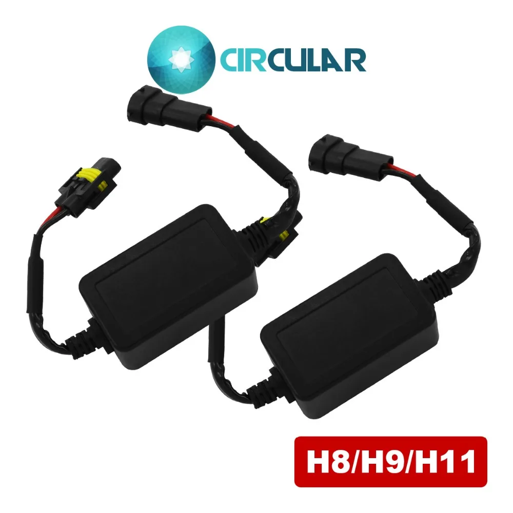 2 шт. светодиодный CANBUS провод для Jeep Compass H8 H9 H11 светодиодная фара HID лампа декодер