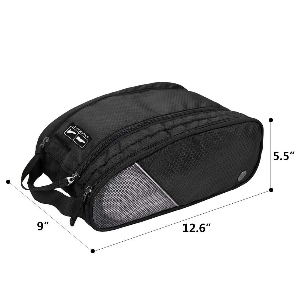 BAGSMART дорожные аксессуары водостойкие дышащие Переносные сумки для обуви для носки сумка Дорожный чемодан обувь чехол с сеткой