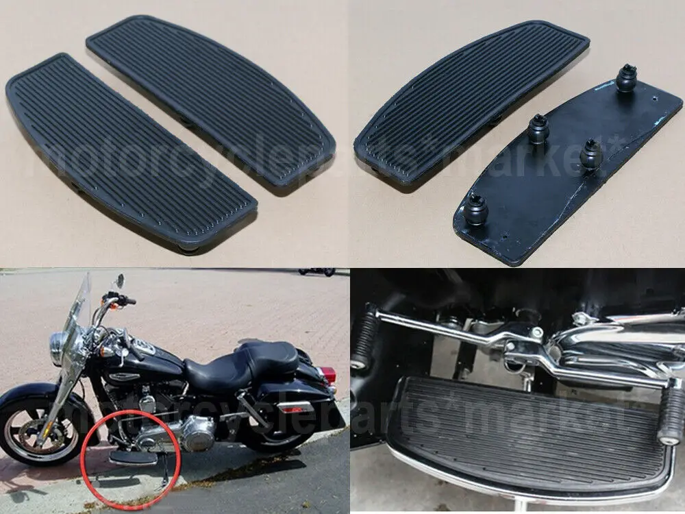 Передняя резиновая напольная подставка для мотоцикла подножки Harley Touring Road Street