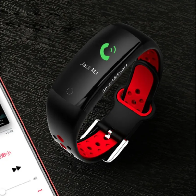 Q6S смарт Браслет фитнес трекер сна водонепроницаемый IP68 активности Смарт браслет