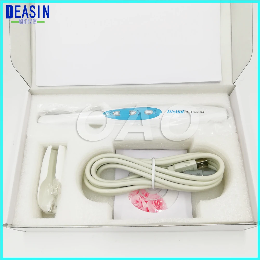 

Deasin Intraoral Oral Camera 6 LED Light dental endoscope MD960U Dental Intra Oral Camera USB 1/4 Sony CCD Automatic Focusing