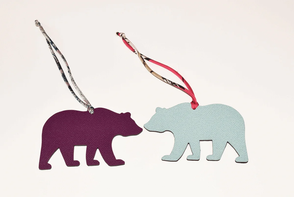 Япония сталь лезвие правило высечки стальной удар медведь кулон резка