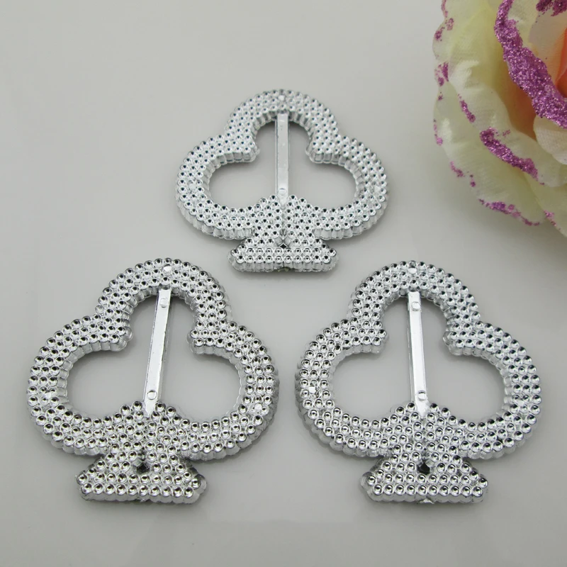 10 шт. великолепные стразы пряжки свадебные принадлежности Лента слайдер 21 мм