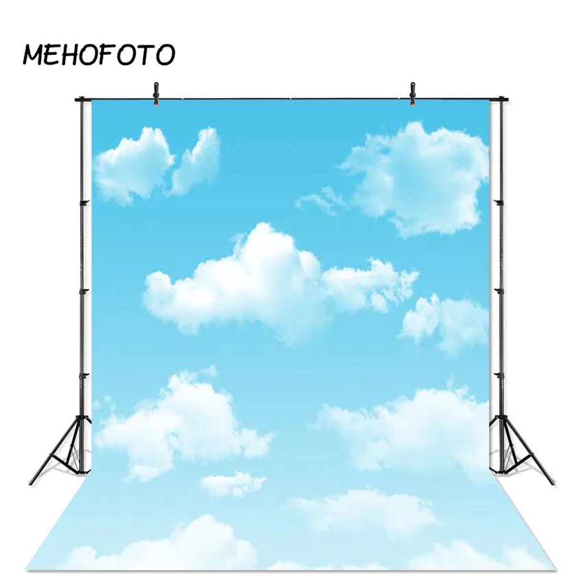 MEHOFOTO голубое небо и белая фотография детской портретной фотобудки студийные