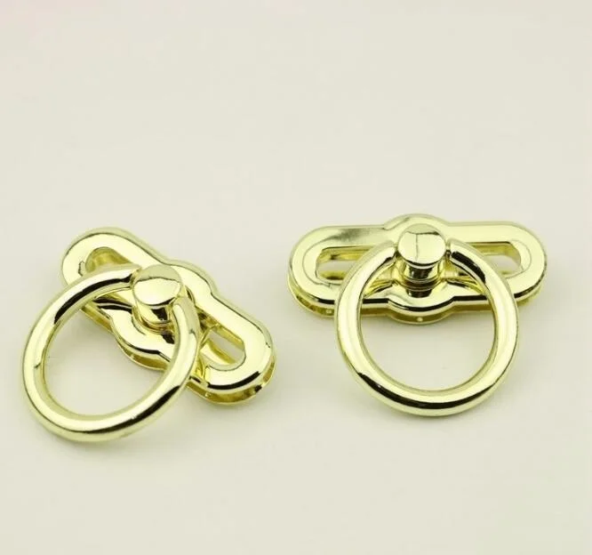 (10 PCS/lot) Bag Handbag Hardware Ring Metal Rotating Decorative Buckle Accessories | Багаж и сумки