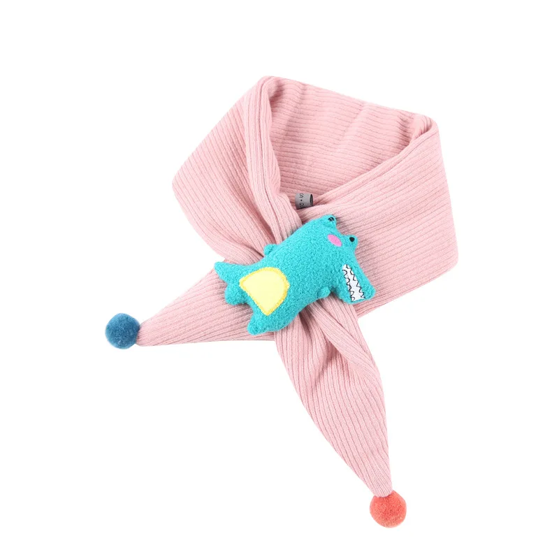 2018 реальный зимний шарф хиджаб динозавра вязаный для детей малышей с принтом в