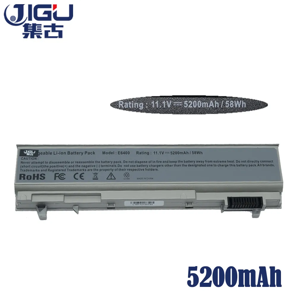 JIGU Laptop Battery 312 0215 0748 0749 For Dell Latitude E6400 M2400 E6410 E6510 E6500 M4400 M4500 M6400 M6500 1M215|laptop battery|battery for