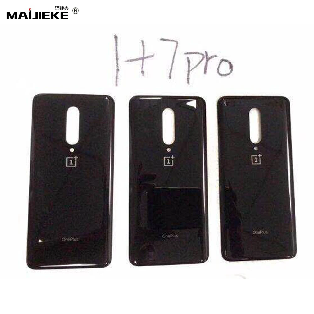Новое OEM заднее стекло для oneplus 7 pro крышка батареи стекло Корпус Задняя Дверь Замена для oneplus 6T заднее стекло