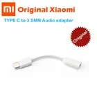 Оригинальный адаптер для наушников Xiaomi с разъемом типа C 3,5 USB C штекер на гнездо 3,5 мм для Xiaomi 6 Mi6 MI 8 SE A2 MIX 2S AUX аудио кабель