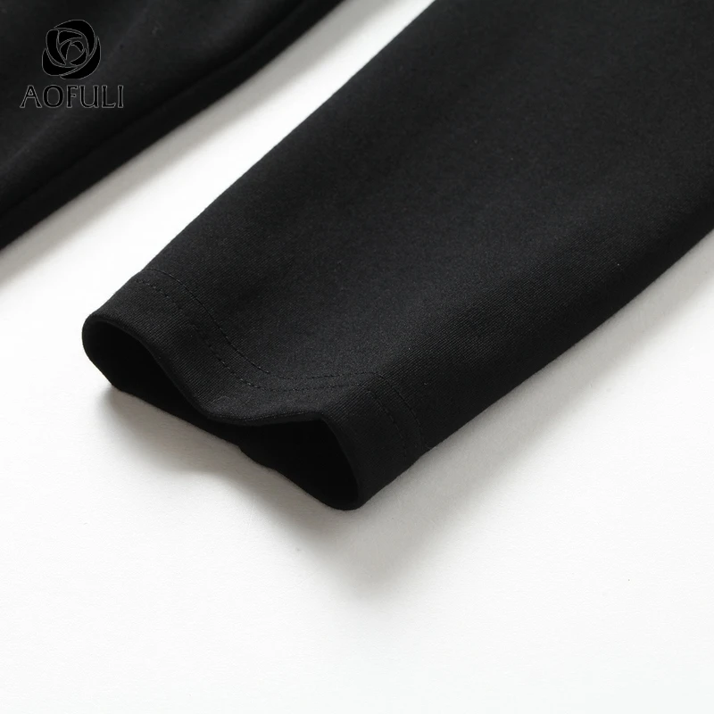 L ~ XXXL 4XL 5XL большой размер женское платье на завязках осеннее с длинными рукавами