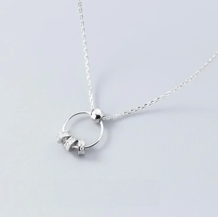 Silver Pendants Necklaces 925 Sterling with Cubic Zirconia | Украшения и аксессуары