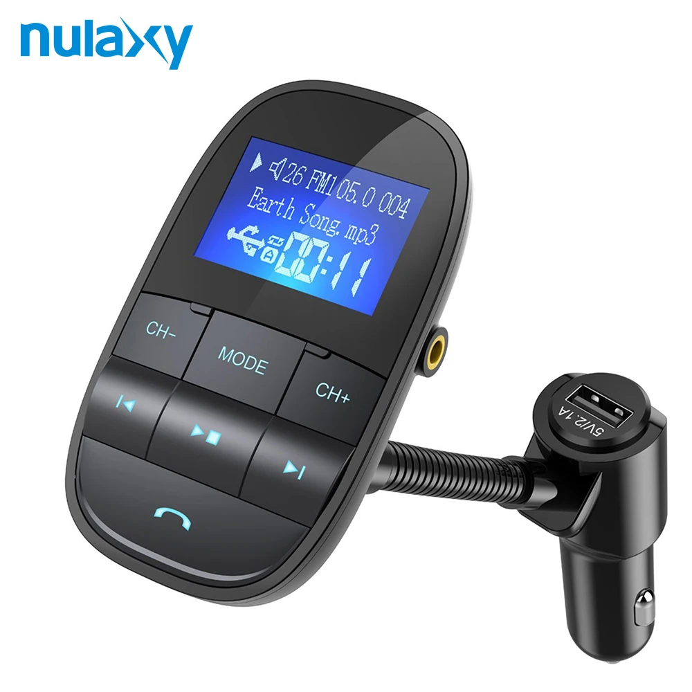 Nulaxy Автомобильный MP3 плеер беспроводной автомобильный Bluetooth fm передатчик Hands free