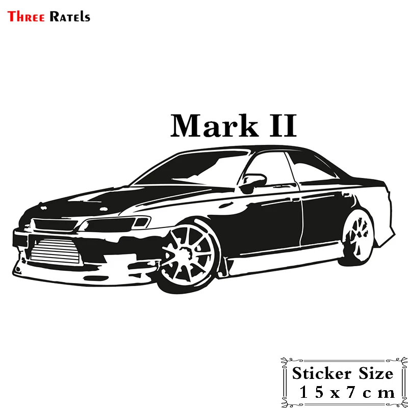 Three Ratels TRL655# 15x7см for toyota Mark II для тойоты марк 2 полноцветные наклейки на авто машину