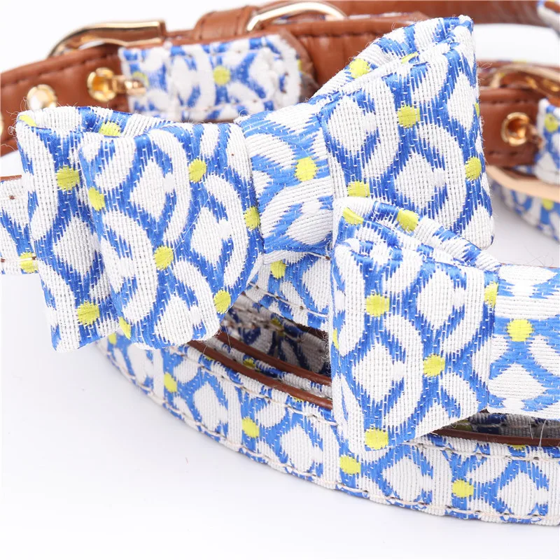 2 шт. в комплекте горячие продажи ошейник для собаки и поводок мягкий ПУ-подложка с металлическими пряжками Подарок для животных Кошка Ведение.