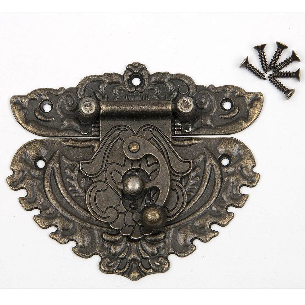 60 шт. ящик для ювелирных изделий деревянная коробка дверная защелка шкафа крючок