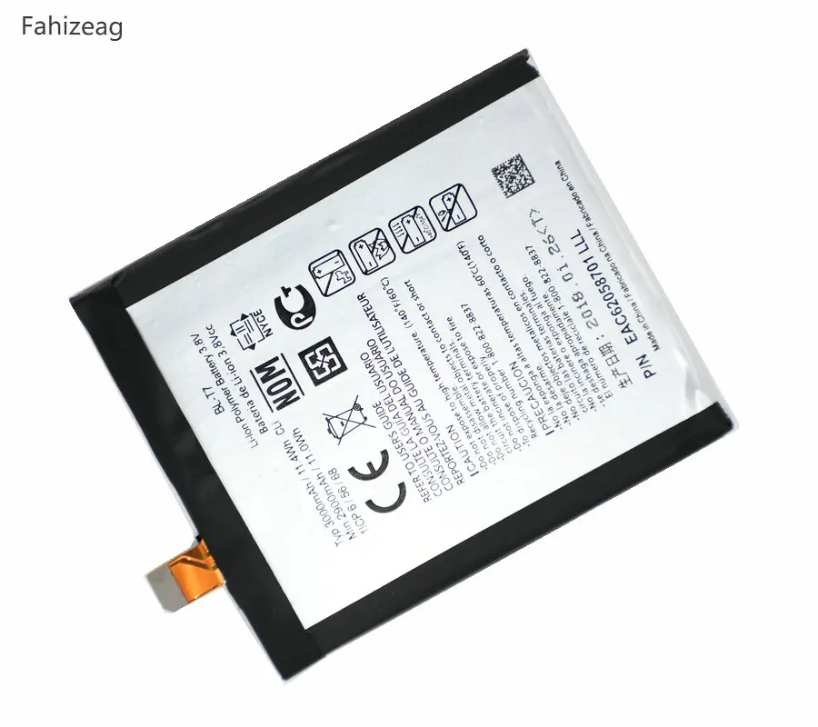 Fahizeag 3000 мАч запасная батарея для LG D802 D800 D803 Optimus G2 P693 T7 VS9801 BL подлинный