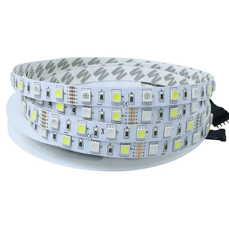 

SMD5050 60Chips/M 5M/Lot Led Strip Light IP 65 DC 12V Diode Tape RGB Led Light For Outdoor Home Decor Ledstrip