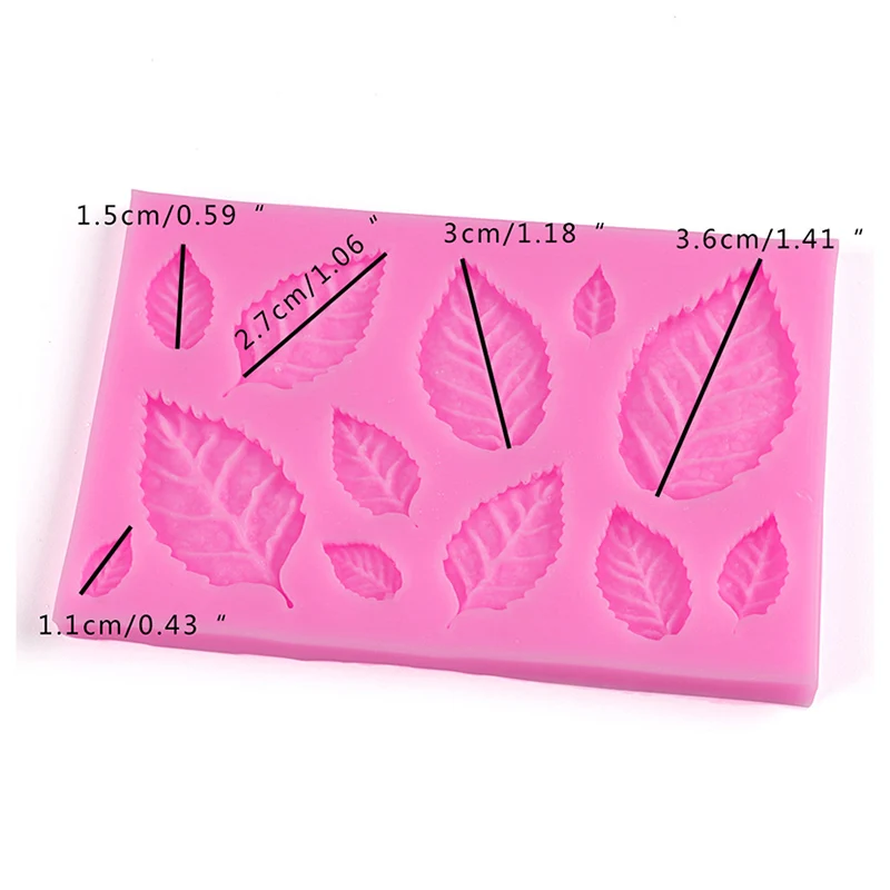 Силиконовая форма лист формы помадной инструменты для украшения торта шоколада