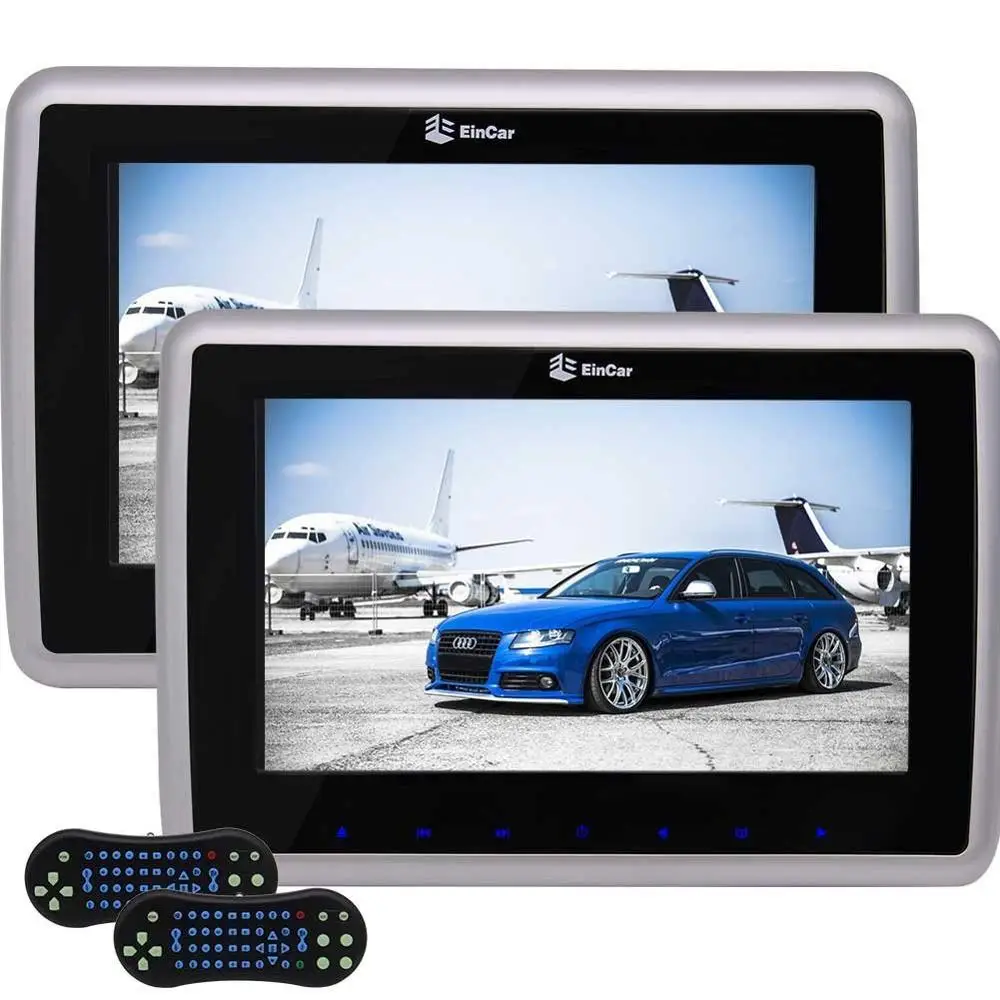 9 дюймовый планшетный DVD плеер на подголовник автомобиля x2 сенсорная кнопка пара