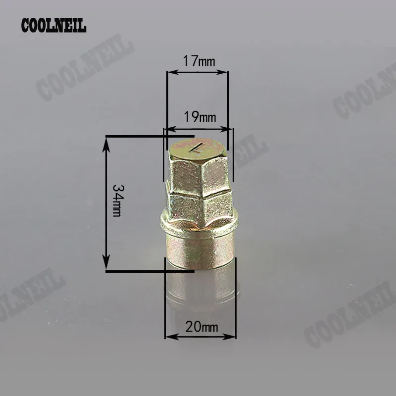 Аксессуары jdm болты для блокировки колес противоугонные гайки M12x1.5 Honda Hyundai KIA BYD |
