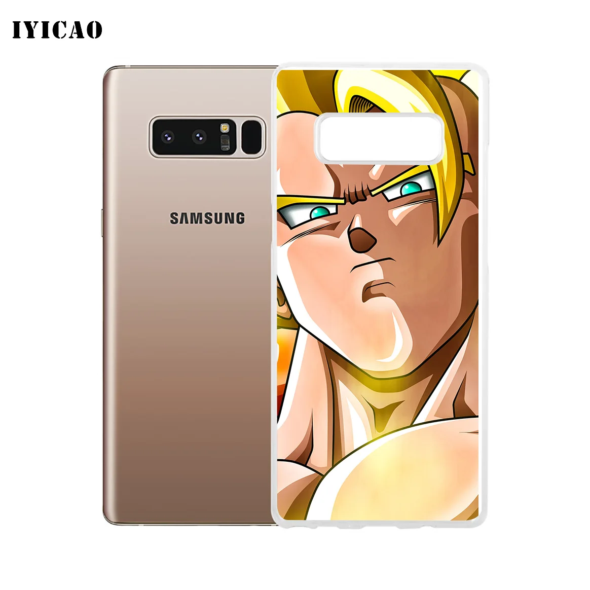 Мягкий силиконовый чехол IYICAO Gogeta Dragon Ball для телефона samsung A5 A6 Plus A7 A8 A9 J3 J5 J7 Note 8 9