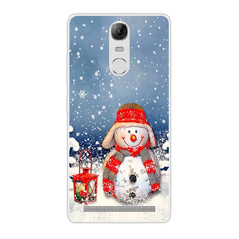 Защитный силиконовый чехол Чехлы для lenovo K5 Примечание задняя панель ТПУ для Coque lenovo k5note телефон случаях рождественский сезон Дизайн сумка - Цвет: 23