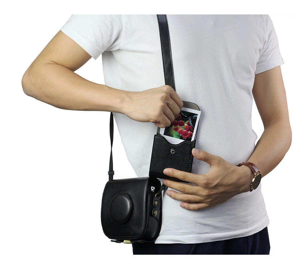 Сумка для хранения камеры Fujifilm Instax Mini 9 чехол Ретро Кожаный кнопочный чехол фото чехол Fujifilm Mini 8 камера SQ10 SQ6 SQ20 SP3