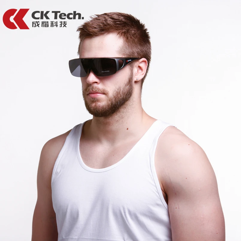 Защитные очки CK Tech ветрозащитные поляризационные ударопрочные солнцезащитные