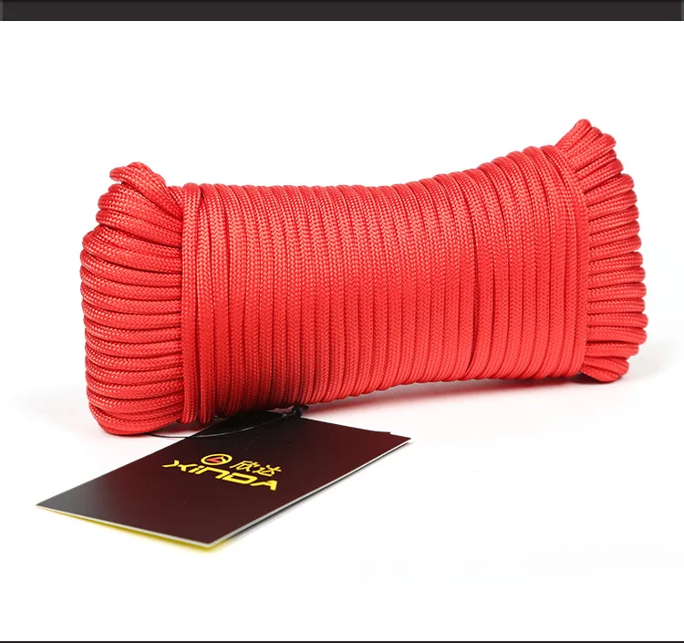 Xinda catch 9 core umbrella rope climbing rescue outdoor auxiliary equipment safety drop 31/ 50 meters | Спорт и развлечения
