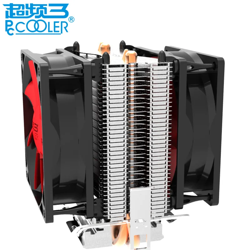 PCCOOLER original mini CPU cooler fan pure cooper heatpipe silent cooling radiator for LGA1151 775 115x FM2+ FM2 FM1 AM3 | Компьютеры и