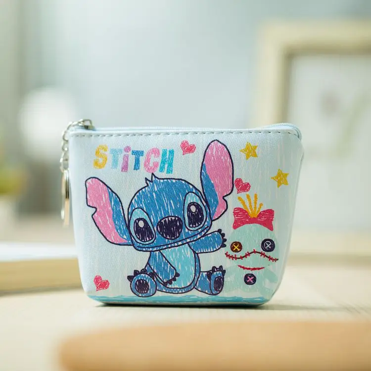Детский мультяшный кошелек Disney монетница с Микки Маусом для девочек и мальчиков