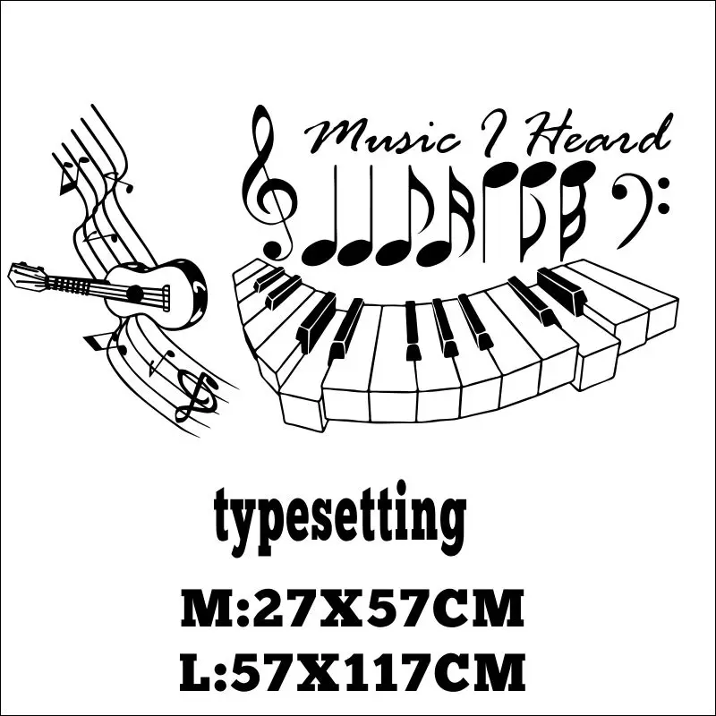 CHM DIY etiqueta де ла сравнению para entusiastas de la musica personalizo vinilo decoracion mu1782|Наклейки на стену| |