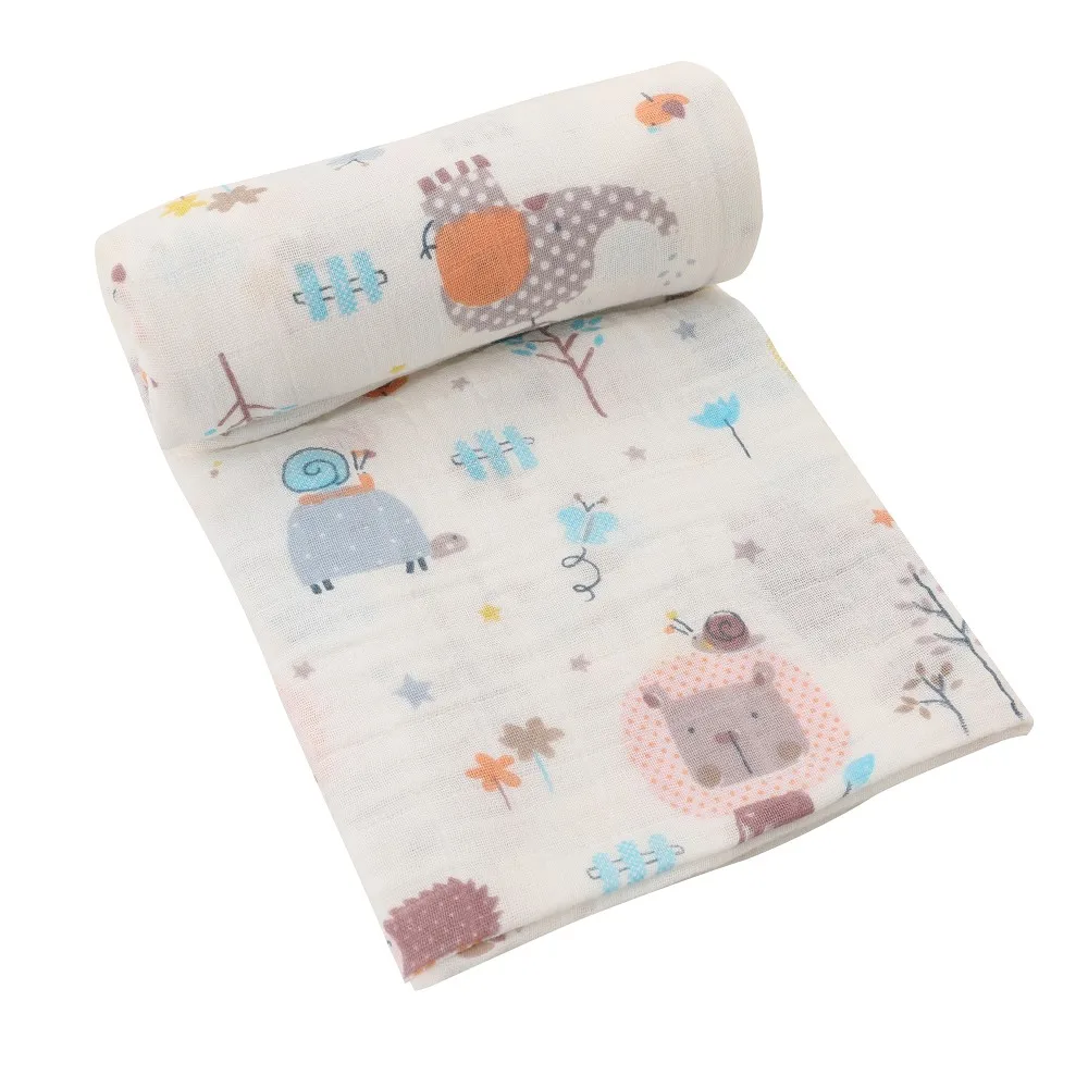 SMA0012 EGMAOBABY/1 шт., хлопок, детские пеленки, мягкие одеяла для новорожденных, для ванной, марля, Детская накидка, спальный мешок, чехол для коляски, игровой коврик - Цвет: SMA0012