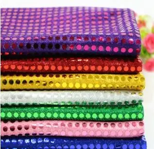 

10m/lot 12 Colors Can Choose 6mm Sequined Lace Fabric, Wedding Background, Costumes Decorative Lace Fabric RS504
