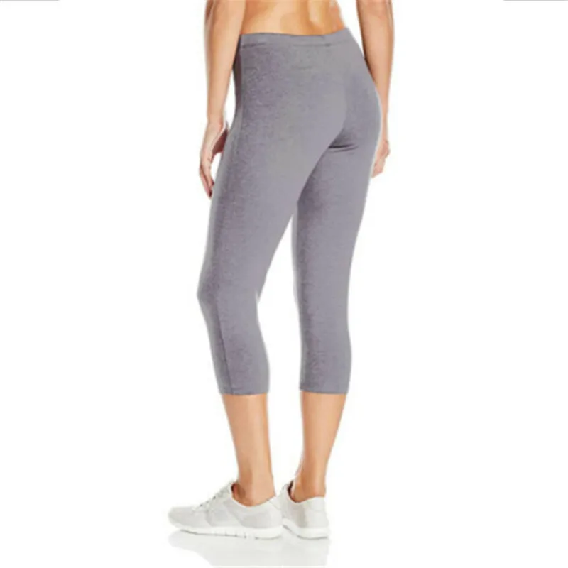 2019 Curve Slim Leggings Women Solid Color Fitness Workout Elastic Ultra High Waist Pencil Pants Female Sports | Женская одежда