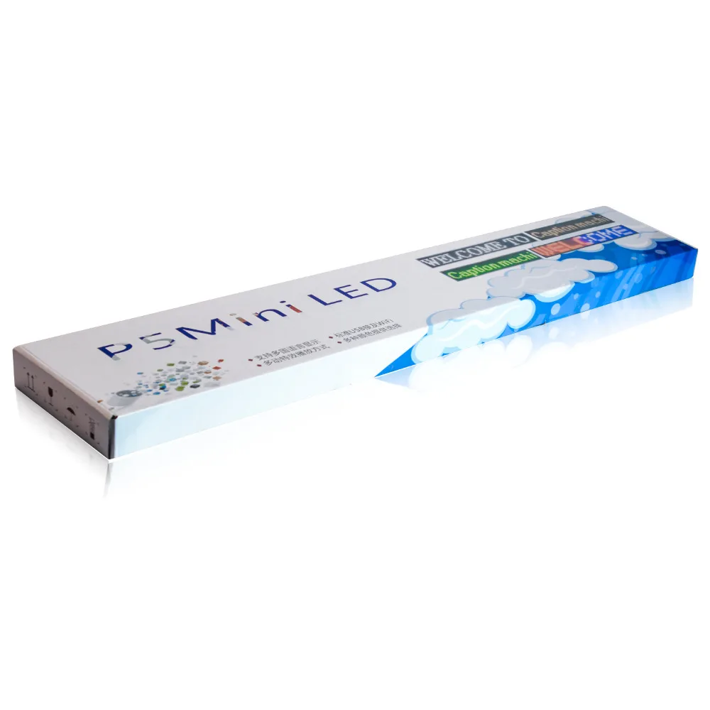 Белый светодиодный знак 50 см Android WIFI беспроводной пульт дистанционного