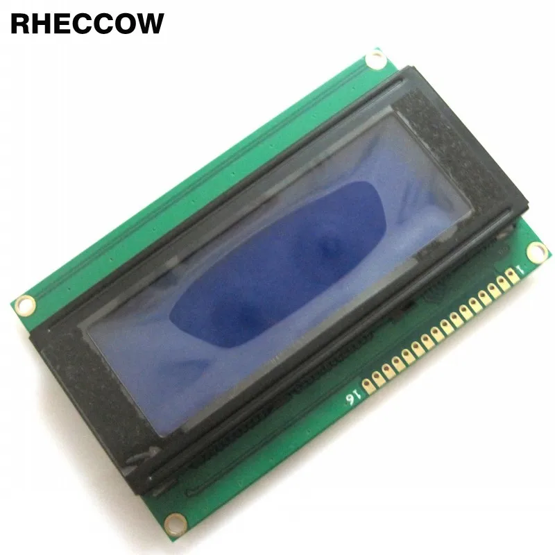 ЖК дисплей RHECCOW 3 v LCM 2004A 2004 204 20X4 с голубой подсветкой для raspberry pi|lcd module|character lcd