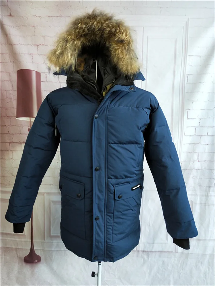 2019 зимняя модная мужская одежда куртка Мужская длинное пальто хлопковое для