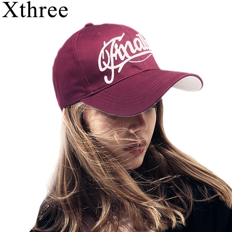 Бейсболка Xthree 100% хлопок кепка snapback для мужчин и женщин Повседневная Кепка с