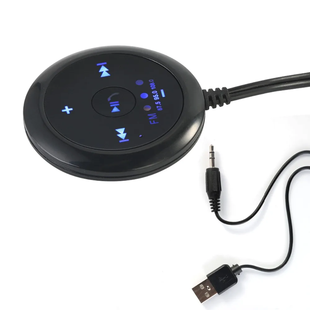 SOONHUA 3,5 мм Автомобильный Bluetooth беспроводной адаптер автомобильный AUX стерео аудио Громкоговоритель Поддержка Bluetooth Hands-Free